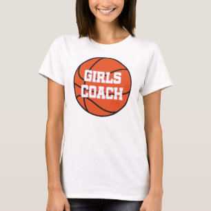 Meisjes Basketball Coach T-shirt