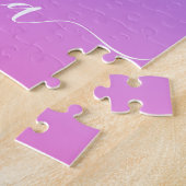 Meisjes Basketball Roze Paarse Ombre Gradiënt & Na Legpuzzel (Zijkant)