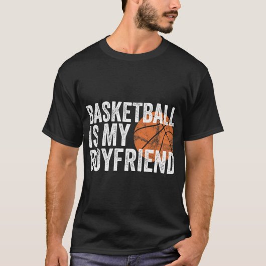 Meisjes basketbalspeler quotes - basketbal is mijn t-shirt (Voorkant)