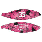 Meisjes basketbalteam roze zwart herdenking basketbal (Panelen)