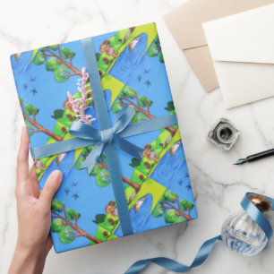 Meisjes Beer Cadeaupapier