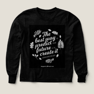 Meisjes Bella+Canvas Tri-blend Lange Mouw Shirt op