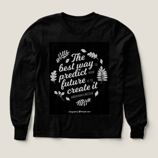 Meisjes Bella+Canvas Tri-blend Lange Mouw Shirt op (Voorkant)