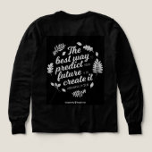 Meisjes Bella+Canvas Tri-blend Lange Mouw Shirt op (Achterkant)