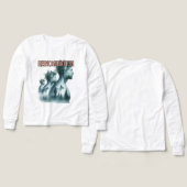 Meisjes Bella+Canvas Tri-blend T-shirt met lange m (Voorkant /achterkant)