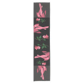 Meisjes Benen en Roze Rozen Tafelloper (Voorkant)