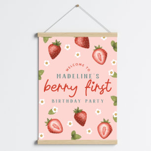 Meisjes Berry eerste Kinder eerste verjaardag welk Perfect Poster