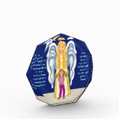 Meisjes beschermengel gebed fotoblokken (Links)