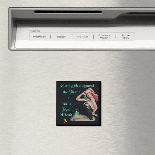 Meisje's beste vriend magneet (Insitu (Vaatwasser))