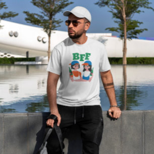 Meisjes Beste vrienden bier T-shirt