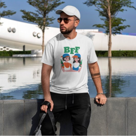 Meisjes Beste vrienden bier T-shirt