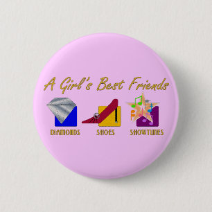 Meisjes beste vrienden Button