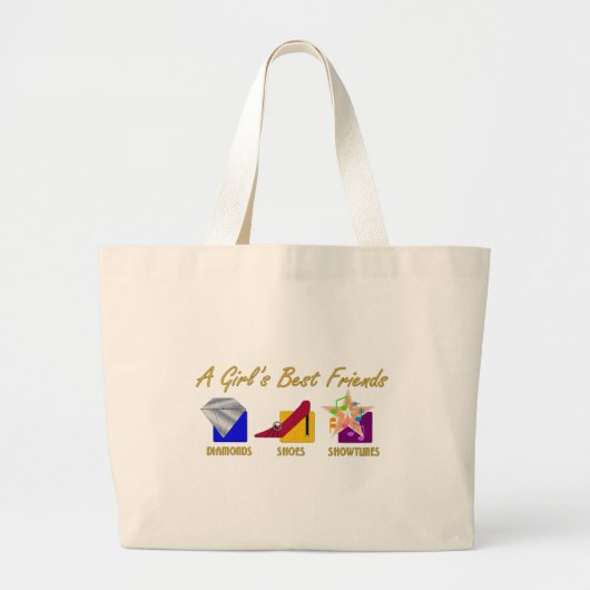 Meisjes beste vrienden Canvas tas (Voorkant)