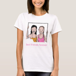 Meisjes Beste vrienden T-shirt