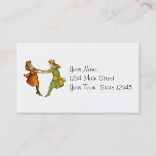 Meisjes  Beste vrienden Visitekaartje