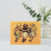 # Meisjes - Beste Vrienden - Zille Briefkaart (Staand voorkant)