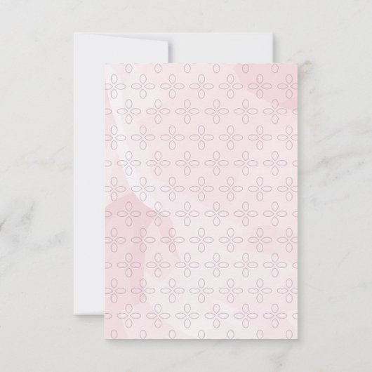 Meisjes bevestigingsuitnodiging, kruis en Waterver Kaart (Achterkant)