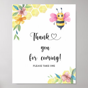 Meisjes Bij \ Bedankt voor uw komst  Poster