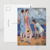 Meisjes bij het Zee | Christopher Wood Briefkaart (Voorkant / Achterkant)