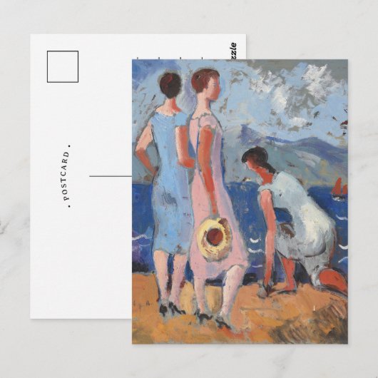 Meisjes bij het Zee | Christopher Wood Briefkaart (Voorkant / Achterkant)