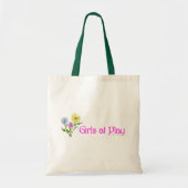 Meisjes bij Play Tote Bag (Voorkant)