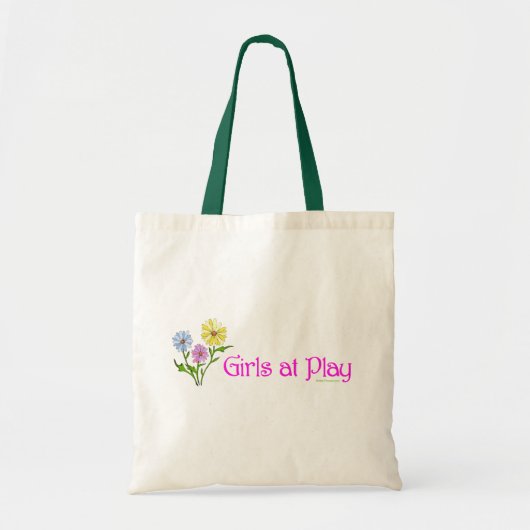 Meisjes bij Play Tote Bag (Voorkant)