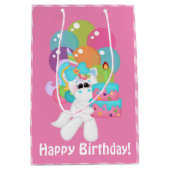 meisjes Birthday unicorn middelgrote cadeau Medium Cadeauzakje (Voorkant)