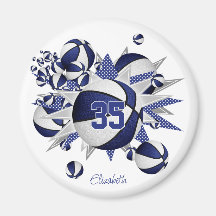 Meisjes blauwe basketballen sterren kopen 1 of kop