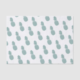 Meisjes Blauwgroen Glitter Pineapple Pattern Tissuepapier