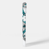 Meisjes blauwgroen grijs team kleuren volleyballen Case-Mate iPhone case (Achterkant / Rechts)