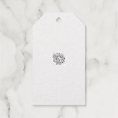 Meisjes, Bleek Megenta, koninklijke gezondheid Cadeaulabels (Achterkant)