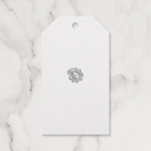 Meisjes, Bleek Megenta, koninklijke gezondheid Cadeaulabels (Achterkant)