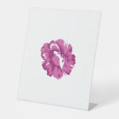 Meisjes, Bleek Megenta, koninklijke gezondheid Reclamebord Met Voetstuk (Voorkant)