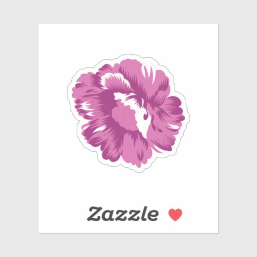 Meisjes, Bleek Megenta, koninklijke gezondheid Sticker (Vel)