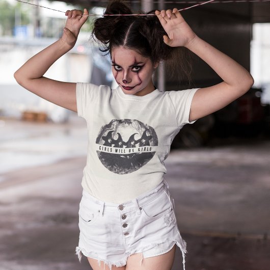 Meisjes blijven meisjes | Zoete heks-thema Hallowe Tri-Blend Shirt