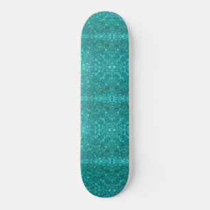 Meisjes Blue Sparkle Persoonlijk Skateboard