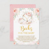 Meisjes Blush Floral Fox mammie & Cub Books for Ba Informatiekaartje (Voorkant / Achterkant)