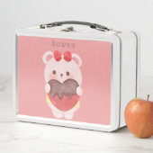 Meisjes Blush Roze Leuke Teddy Bear (In situ)