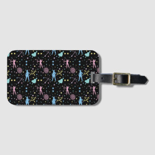 Meisjes Boogschieten - Girly Hearts Stars Archer Bagagelabel