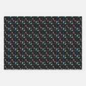 Meisjes Boogschieten - Girly Hearts Stars Archer Inpakpapier Vel (Voorkant)