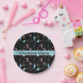 Meisjes Boogschieten - Girly Hearts Stars Archer Papieren Bordje (Feest)