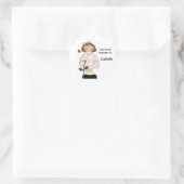 Meisje's bookplate sticker (Tas)