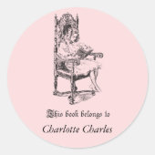  Meisje's Bookplate Stickers (Voorkant)