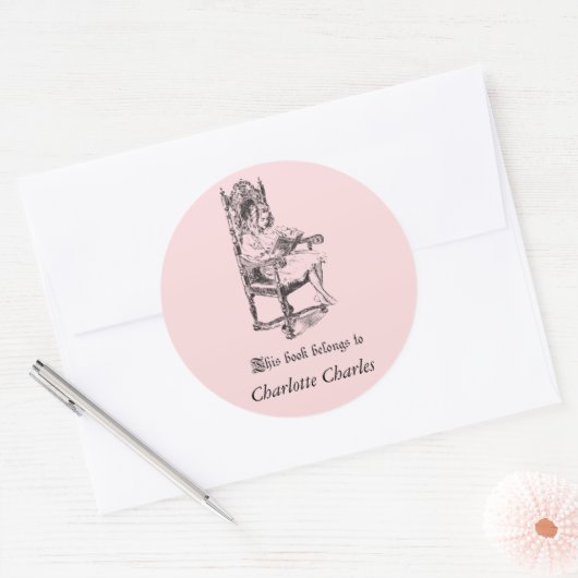  Meisje's Bookplate Stickers (Envelop)