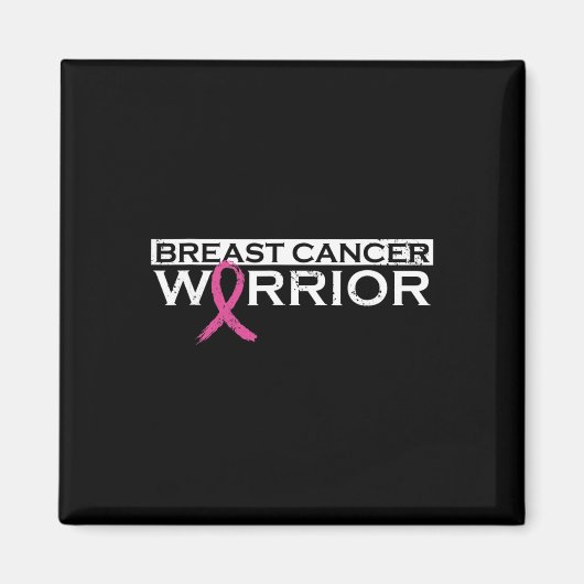 Meisjes Borstkanker Warrior1 Magneet (Voorkant)