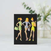 meisjes briefkaart (Staand voorkant)