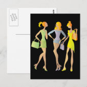 meisjes briefkaart (Voorkant / Achterkant)