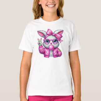 Meisjes Bunny Shirt Roze