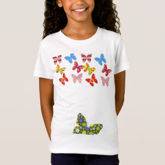 Meisjes Butterflies Tee Shirt