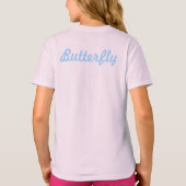 Meisjes Butterfly T-Shirt (Achterkant)
